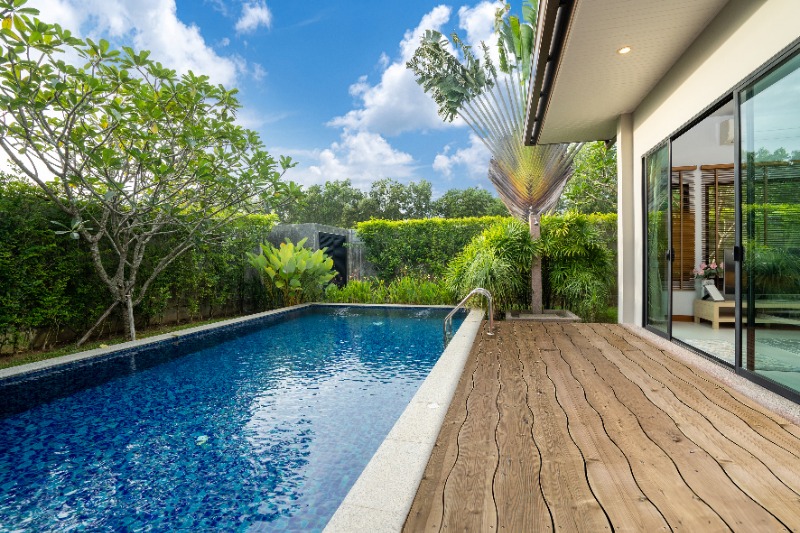 Terrasses en Pin Rouge Flow et double flow